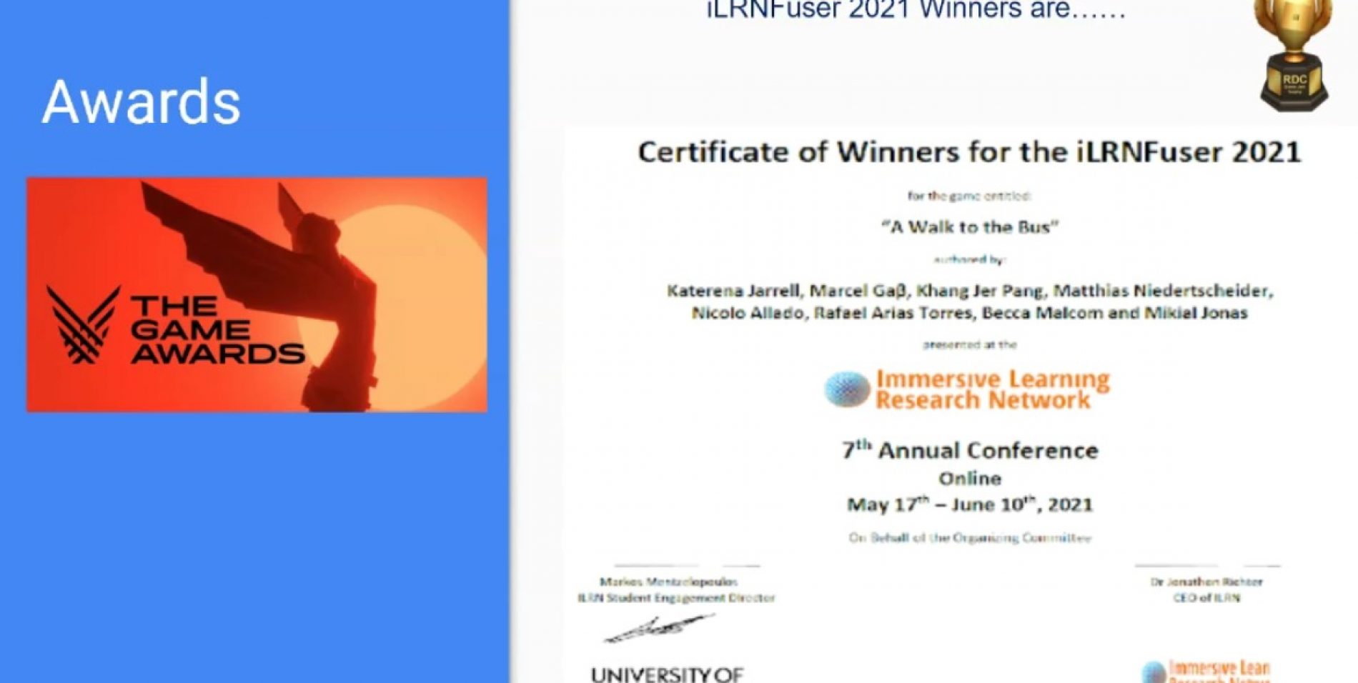 iLRNFuser Overall Win